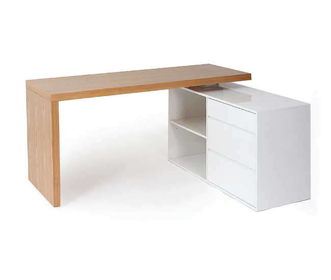 Escritorio con Credenza Linea Minimalista